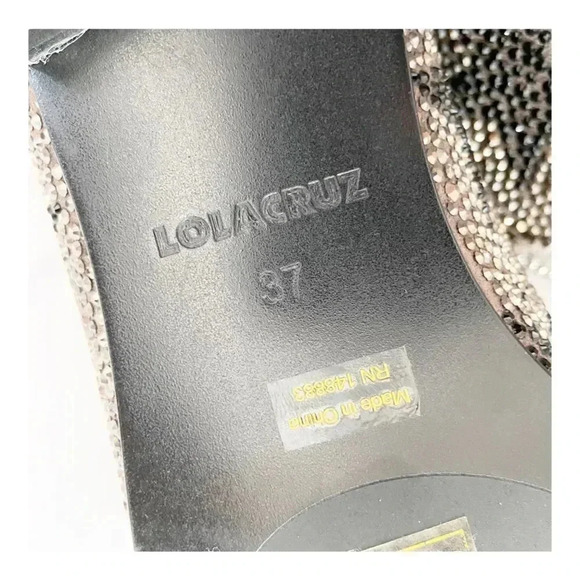 Lola Cruz Crystal Embellished Star Loafers - Picture 8 of 11